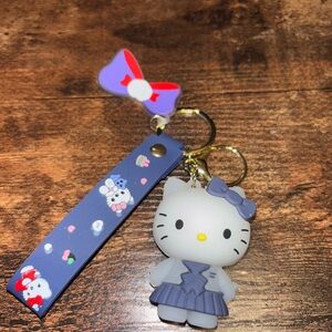 NWOT Hello Kitty Purple Keychain